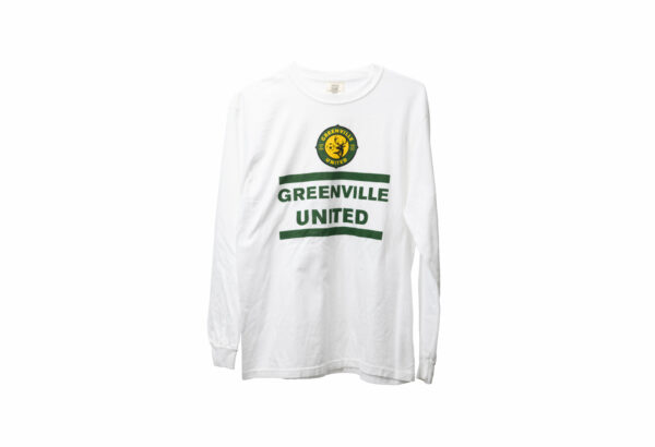 Greenville United Classic White T-Shirt- Long Sleeve