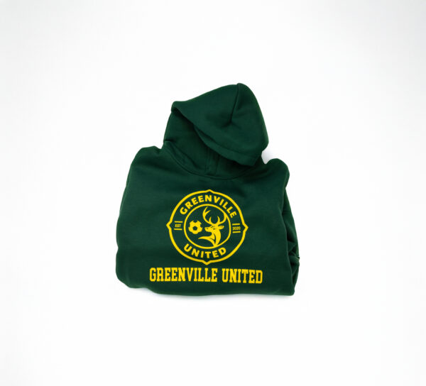 Hoodie- ADULT Green - Image 2